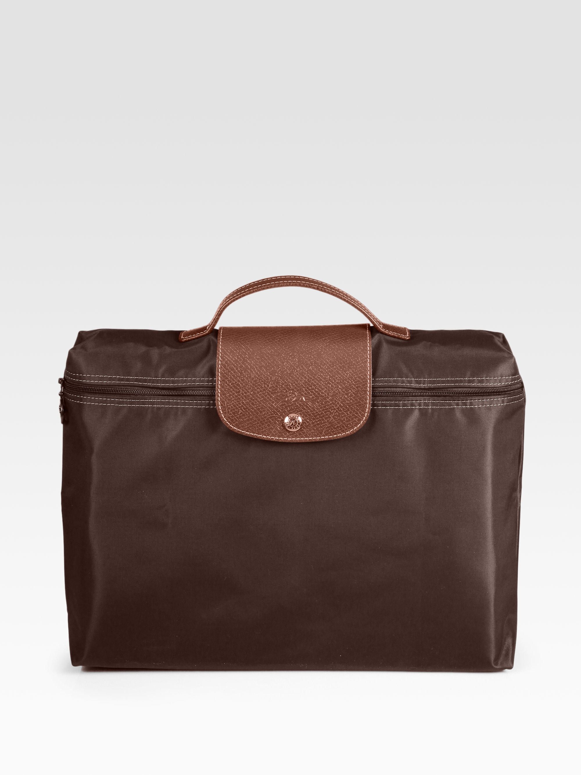 Lyst - Longchamp Pliage Briefcase in Brown for Men
