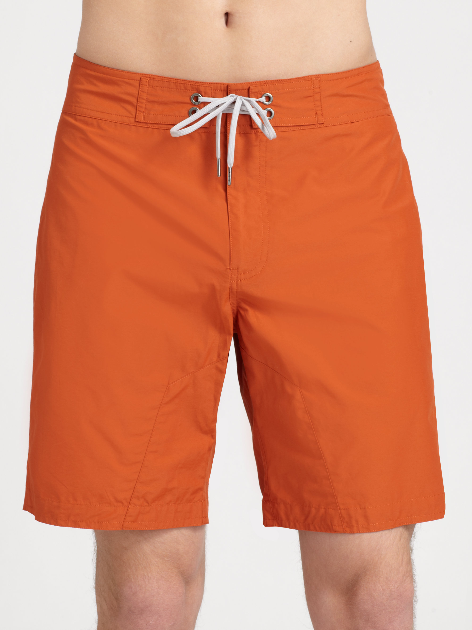 Onia Board Shorts in Burnt Orange (Orange) for Men - Lyst