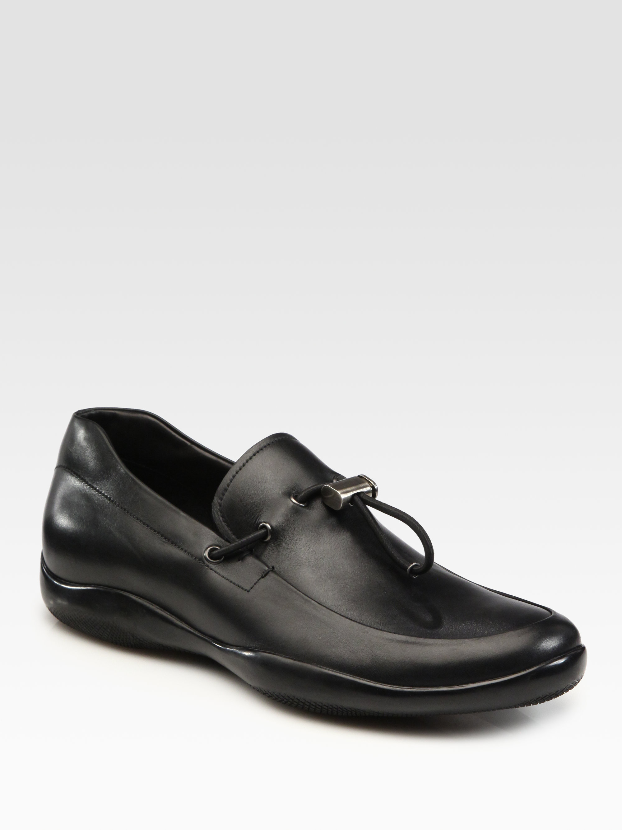 prada flat loafers