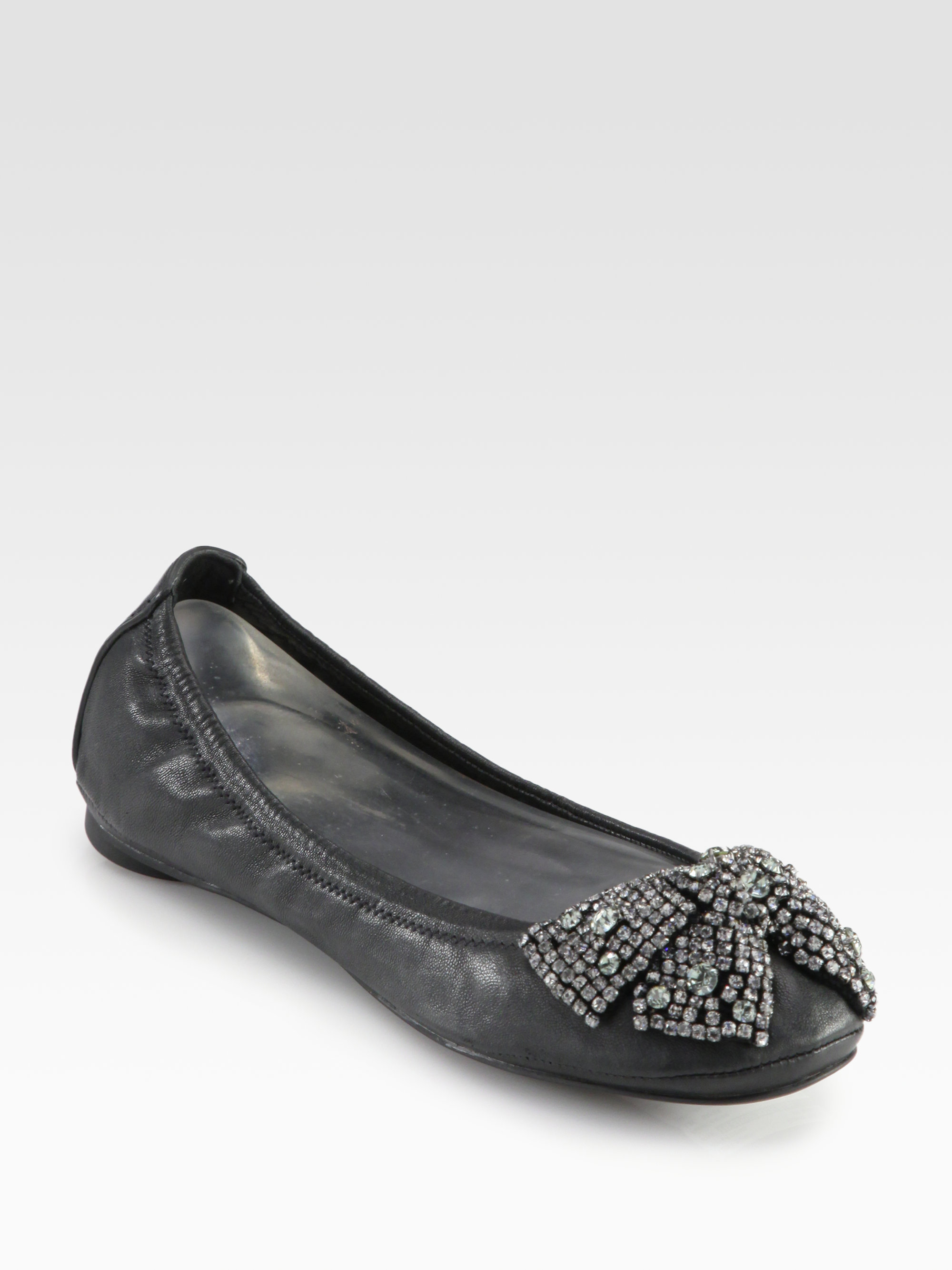 tory burch bow flats
