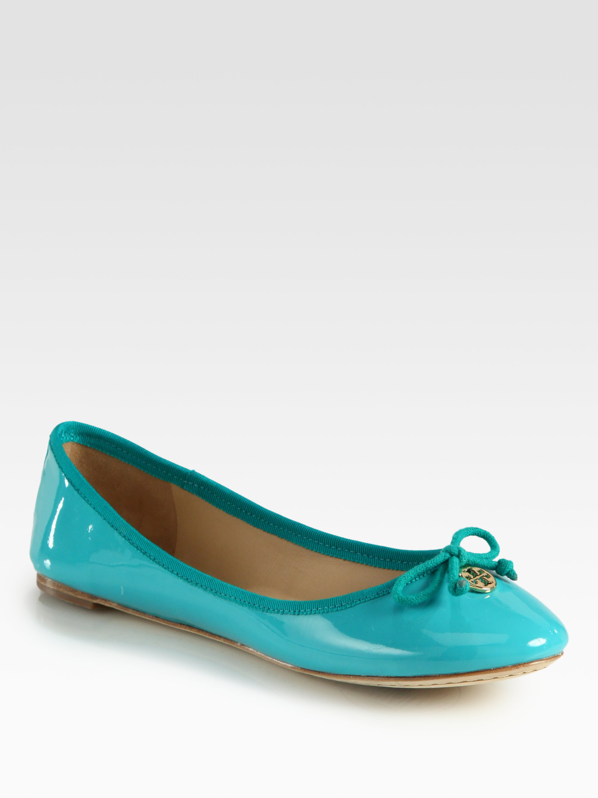 turquoise ballet flats