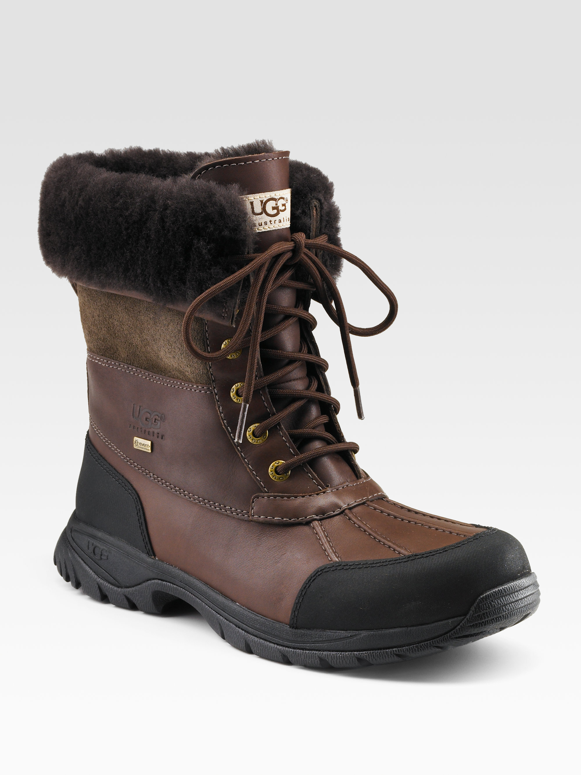 UGG Butte Lace-up Boots in Brown for Men | Lyst