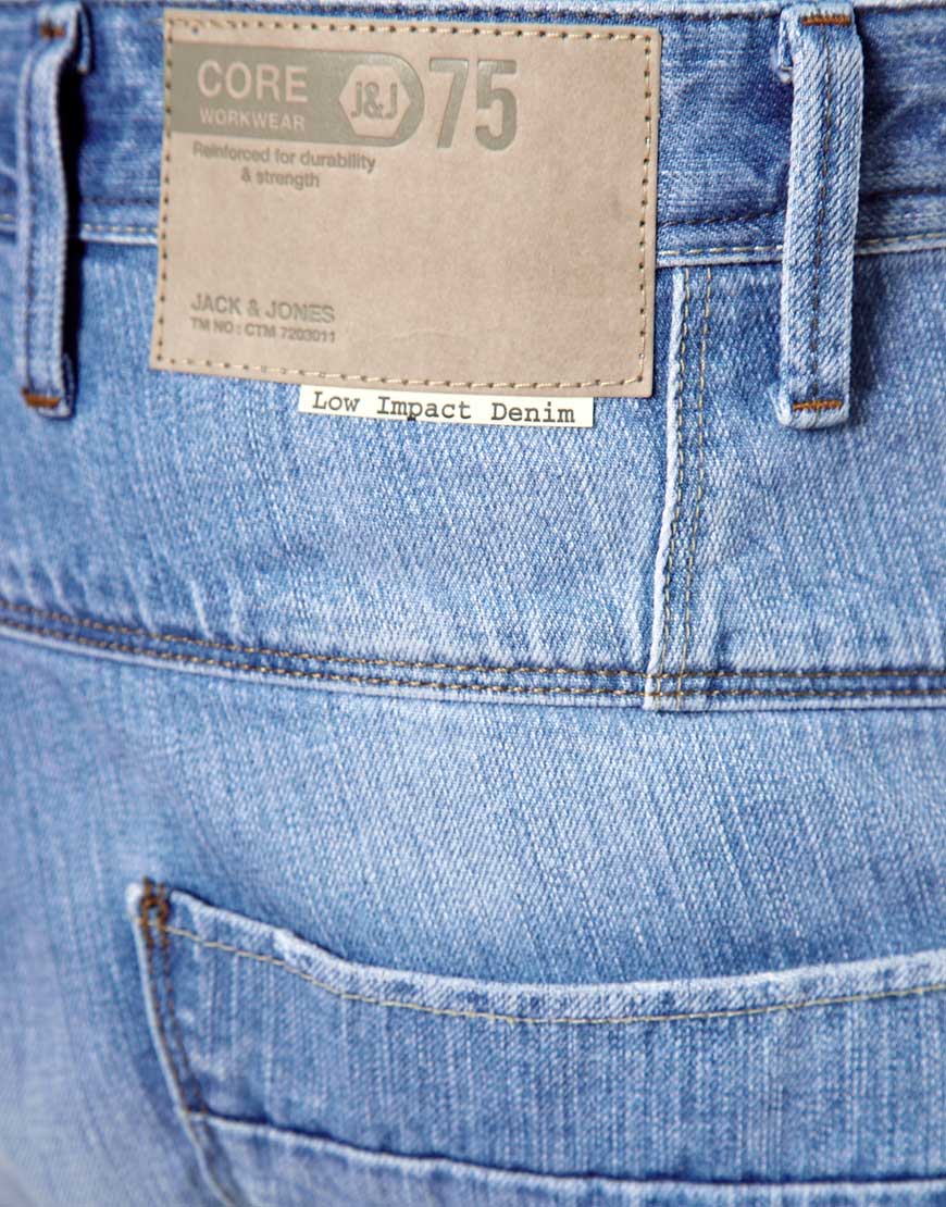 ASOS Jack Jones Stan Osaka Jeans in Anti Fit in Blue for Men - Lyst