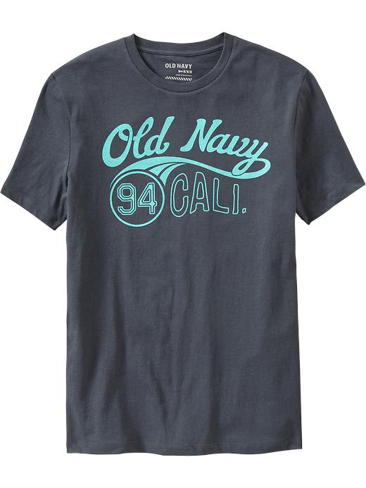 Old Navy Logo Graphic Tees in Blue for Men (dusty blue) | Lyst