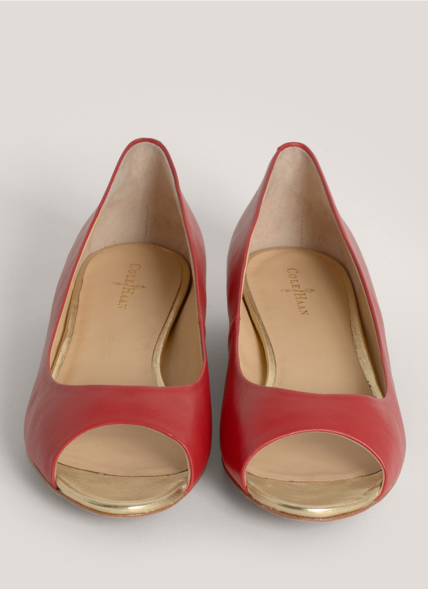 Cole Haan Astoria Peep-toe Ballerina 