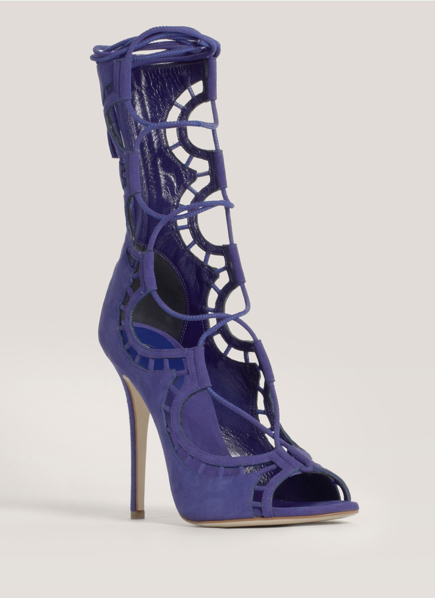 purple stiletto sandals