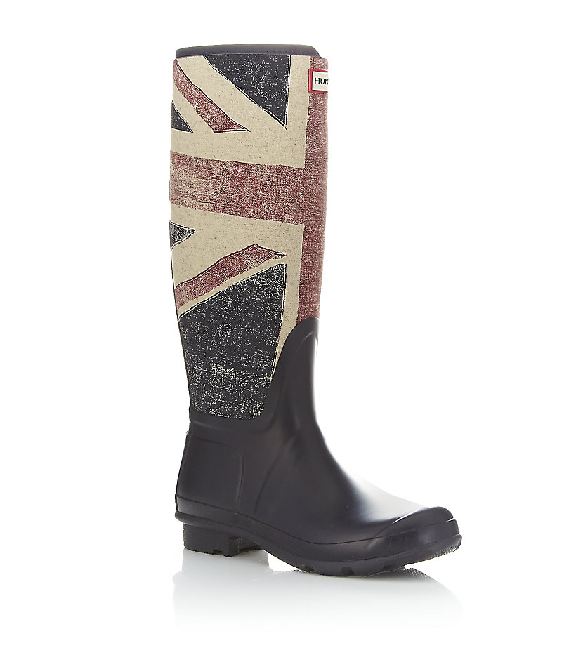 Hunter union jack wellies clearance