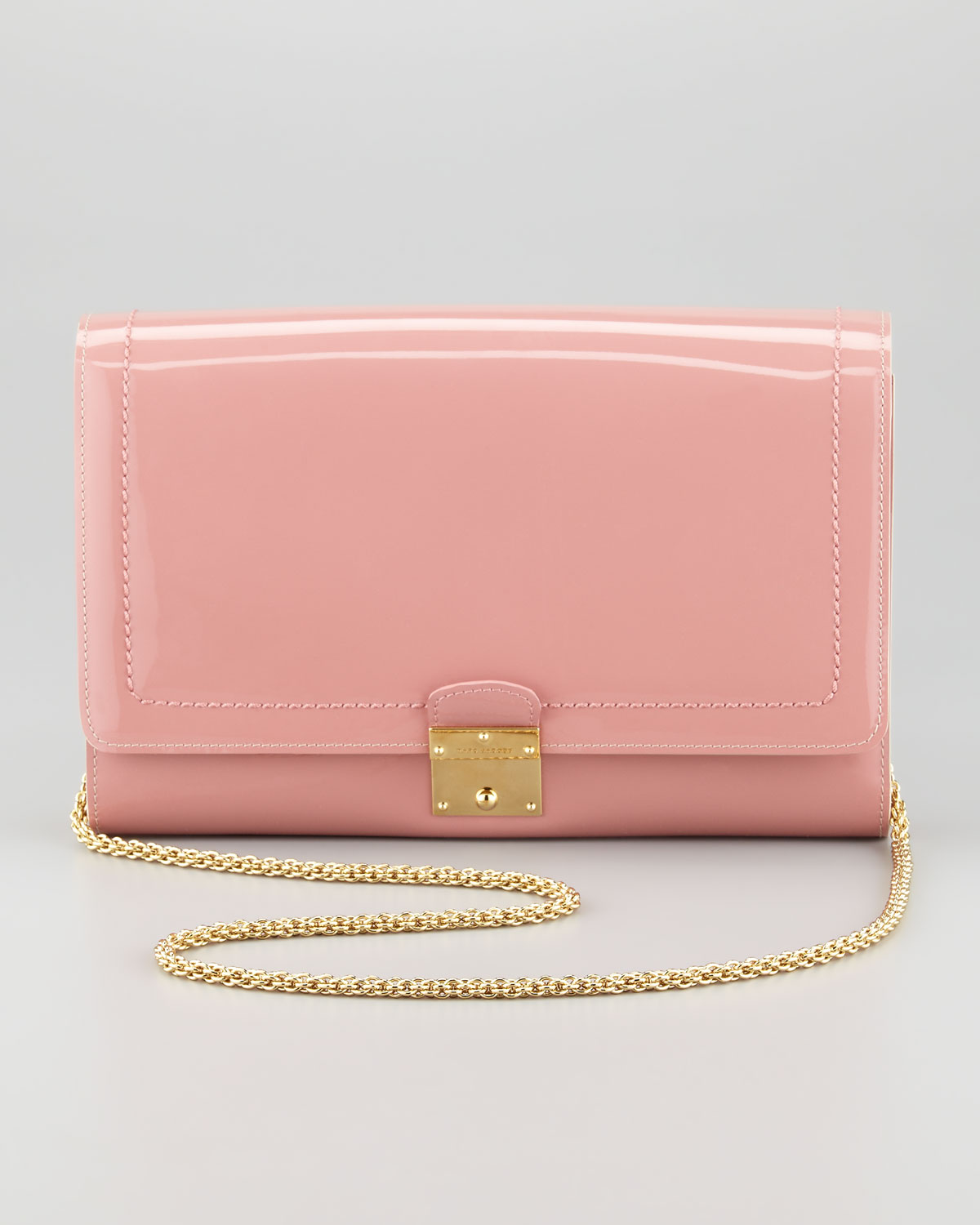 rose pink clutch bag