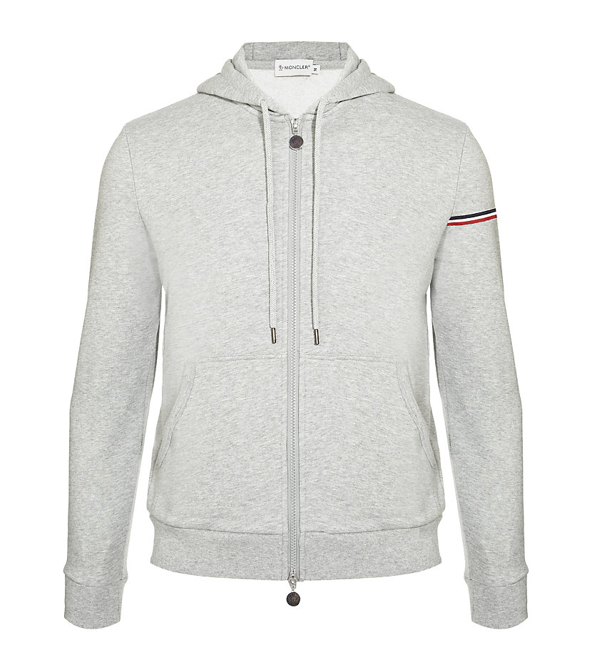 Moncler Maglia Jersey Cardigan in Grey (Grey) for Men - Lyst
