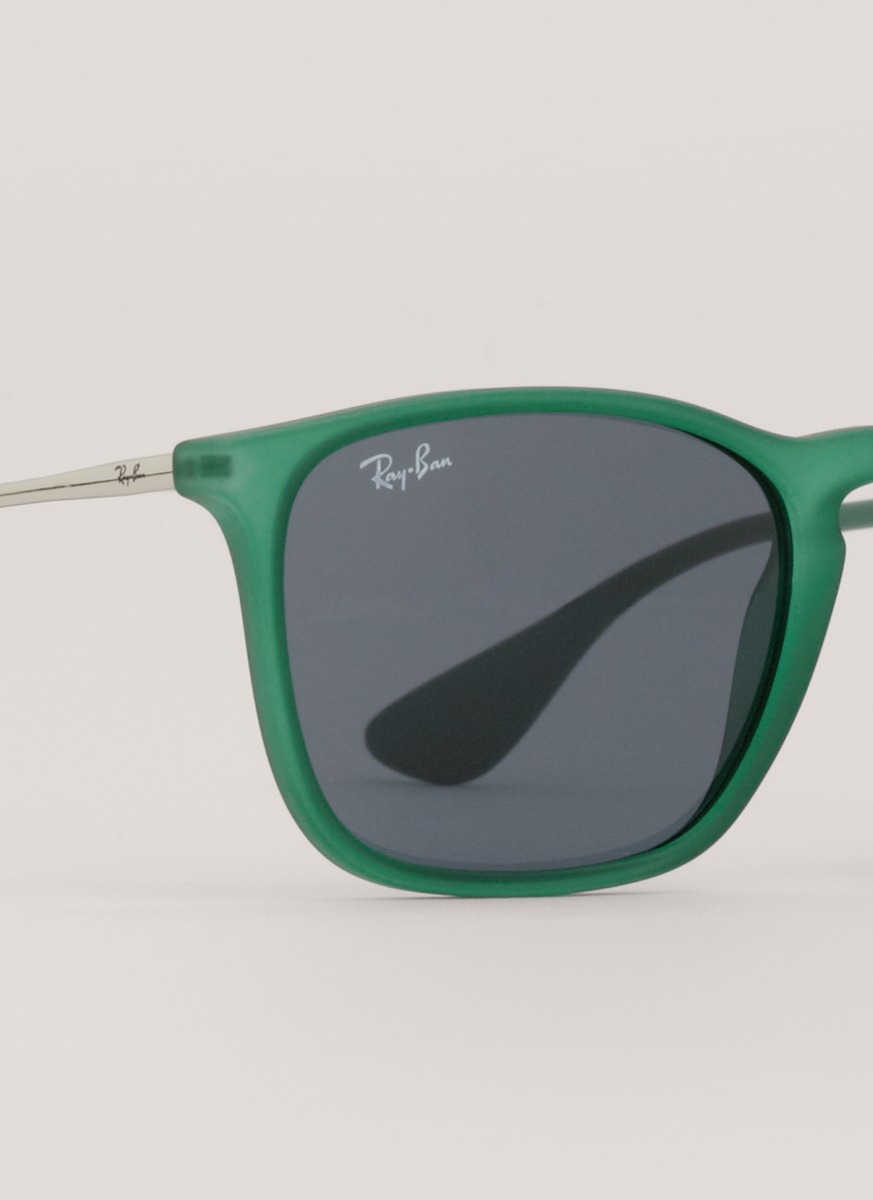green frame ray ban sunglasses