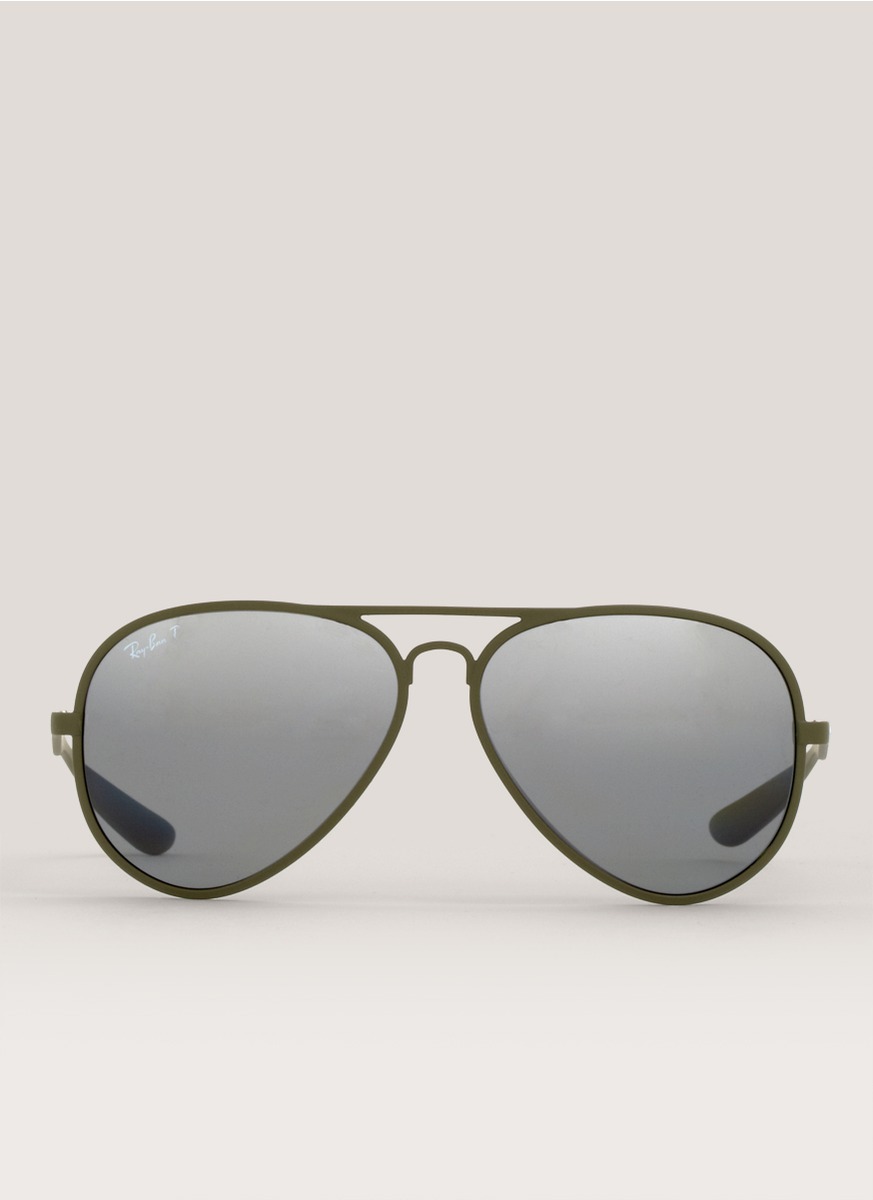 Ray-Ban Liteforce Aviator Sunglasses in Green | Lyst