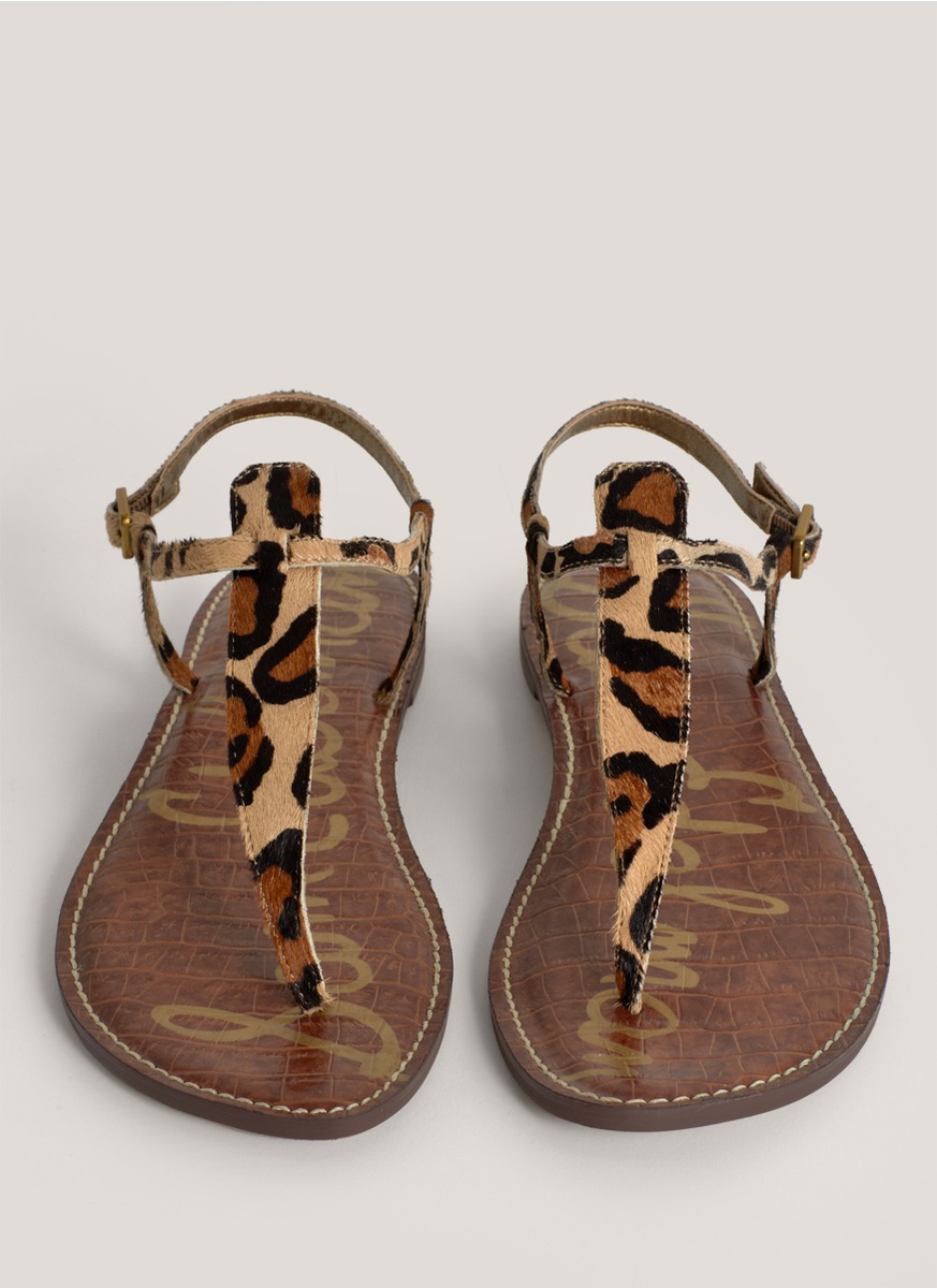 sam edelman sandals animal print