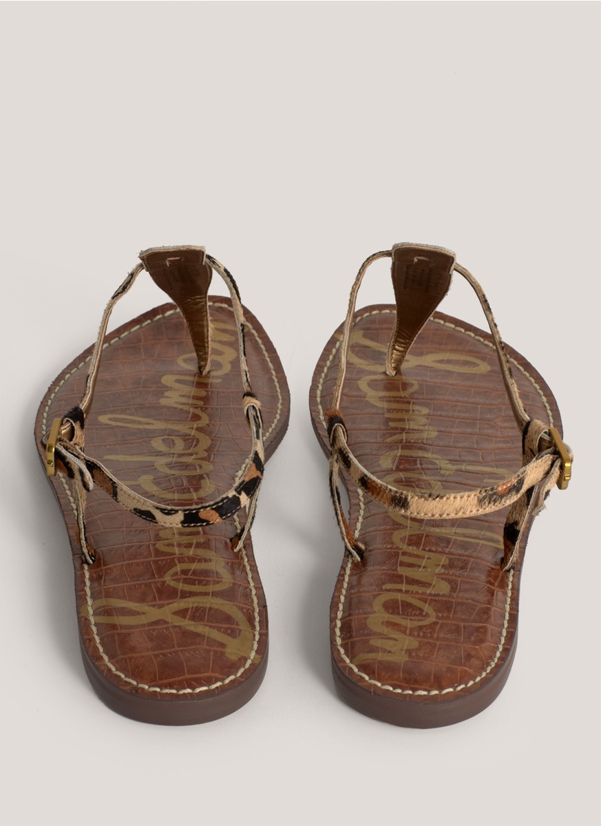 sam edelman sandals animal print