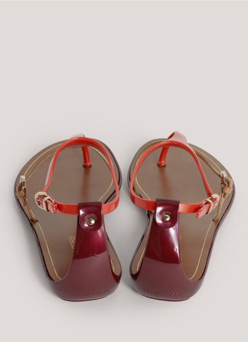 sergio rossi jelly sandals