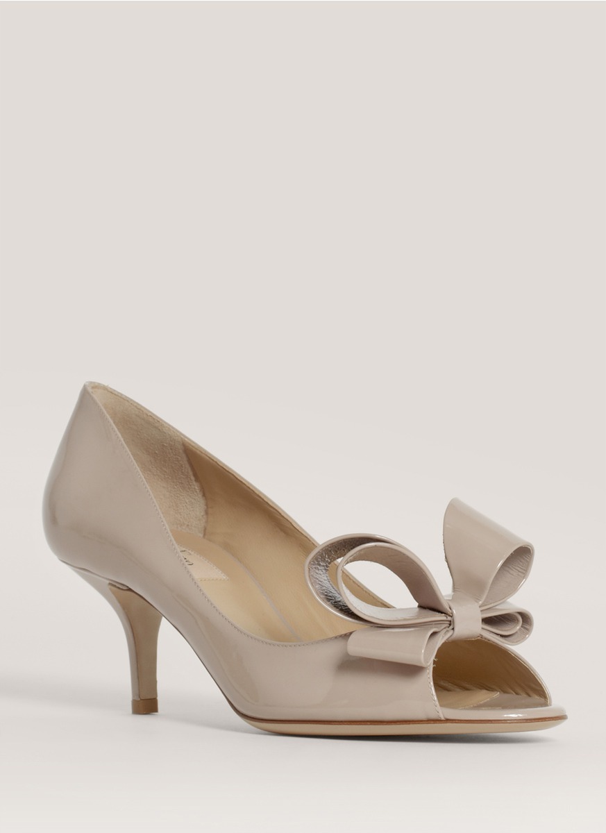 valentino heels with bow