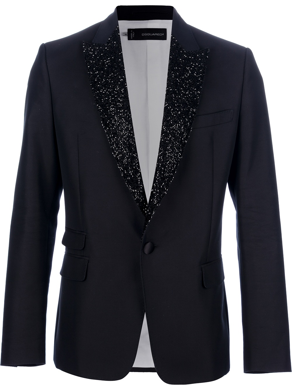 DSquared² Embellished Tuxedo Jacket in Black for Men - Lyst