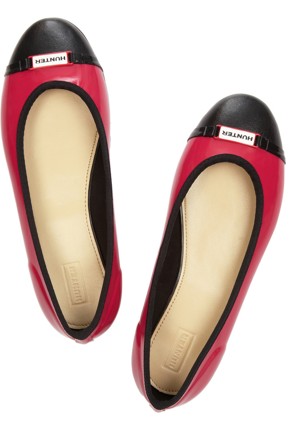 HUNTER Curzon Rubber Ballet Flats in Fuchsia (Purple) Lyst