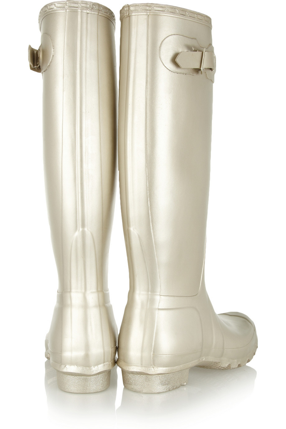 hunter boots metallic
