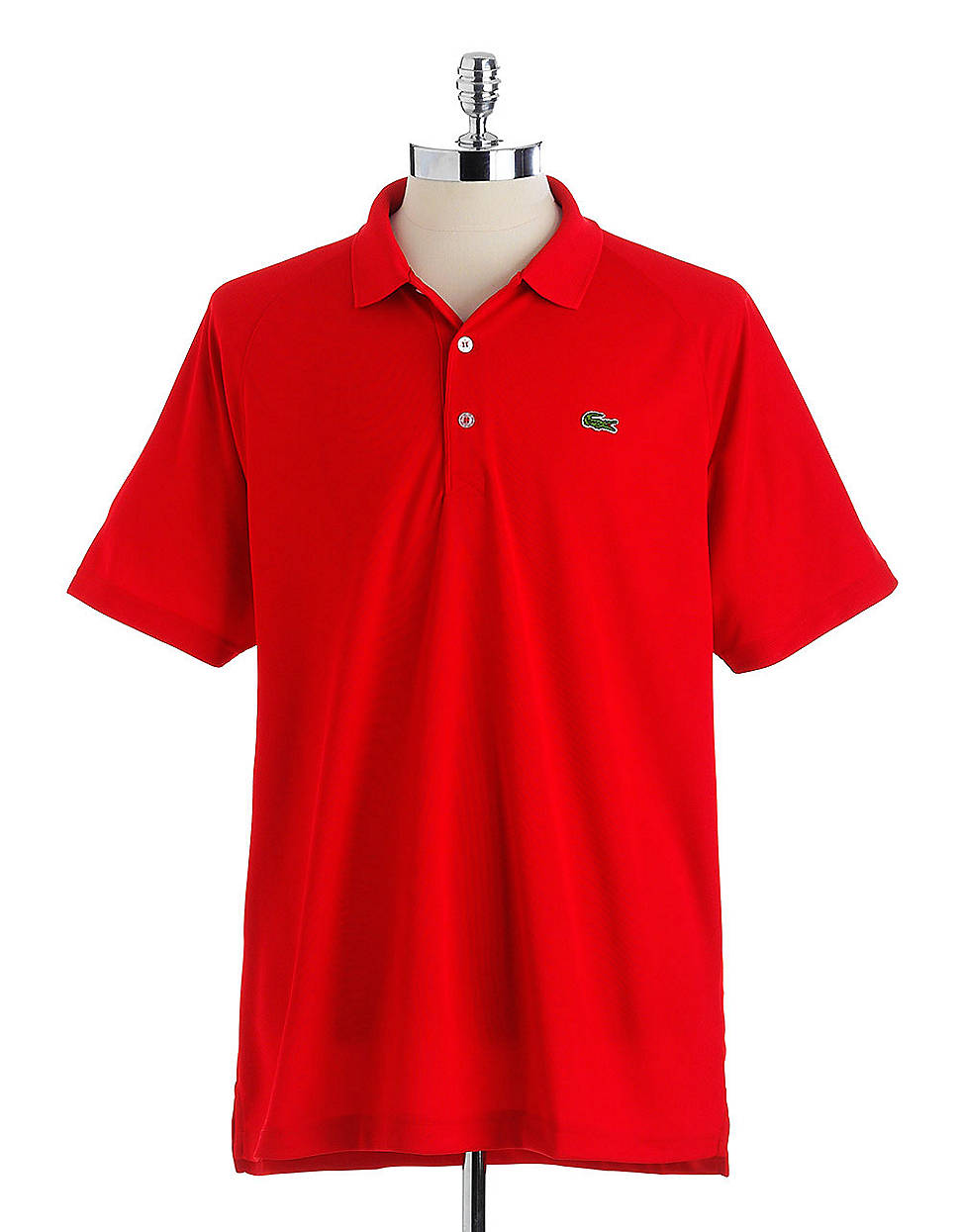 Lyst - Lacoste Performance Polo Shirt in Red for Men