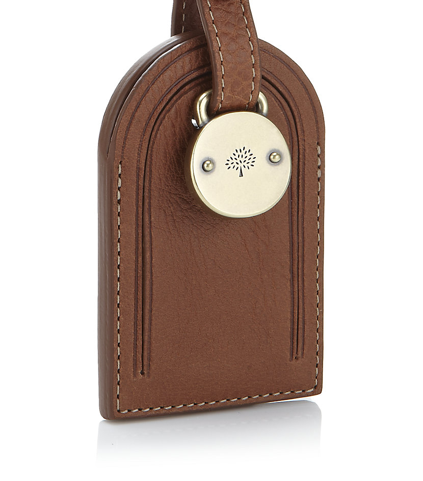 mulberry luggage tag