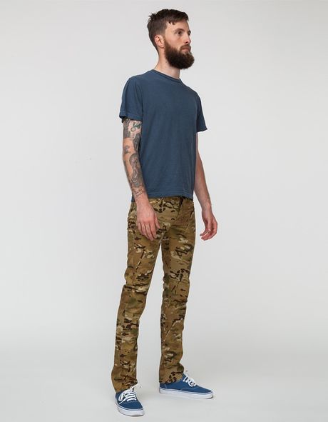 ... And Ray Hippie Camo Spence Slim Pants in Green for Men (hippie camo ... And Ray Hippie Camo Spence Slim Pants in Green for Men (hippie camo