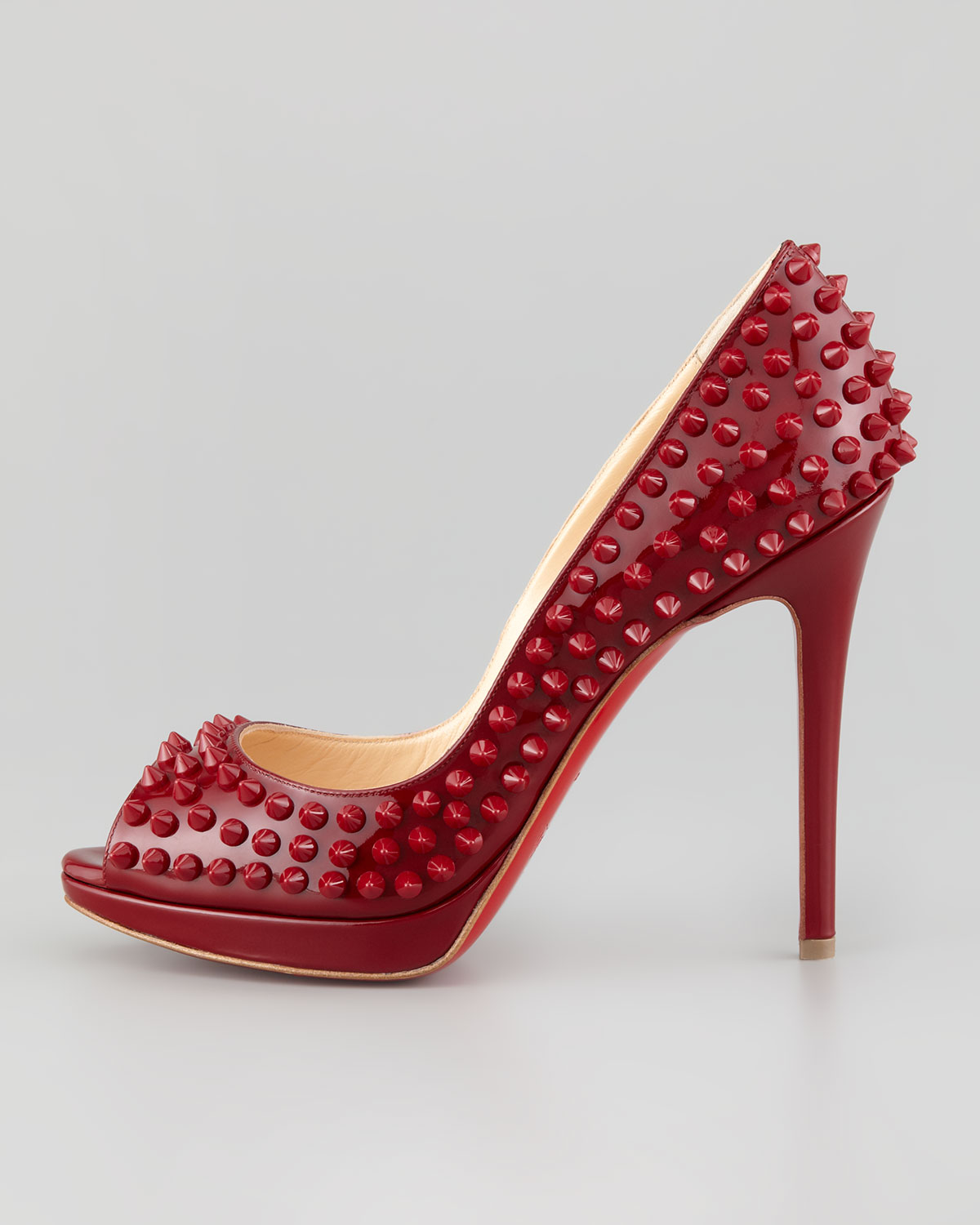 crystal embellished christian louboutin daffodile platform pumps ...