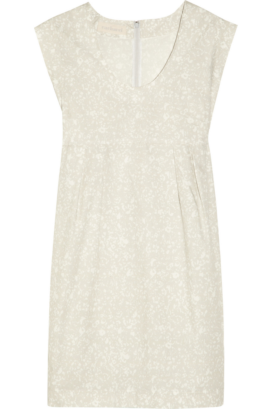 Lyst Cacharel Printed Cotton Shift Dress in White
