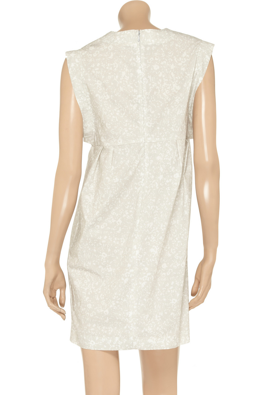 Cacharel Printed Cotton Shift Dress in White Lyst