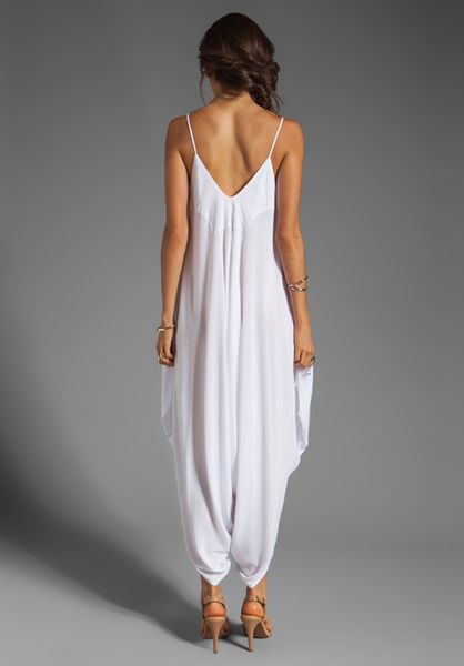 Indah Ivory All in One Jumpsuit in White in White | Lyst