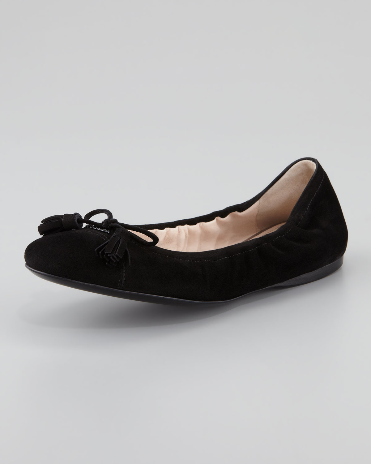prada suede flats