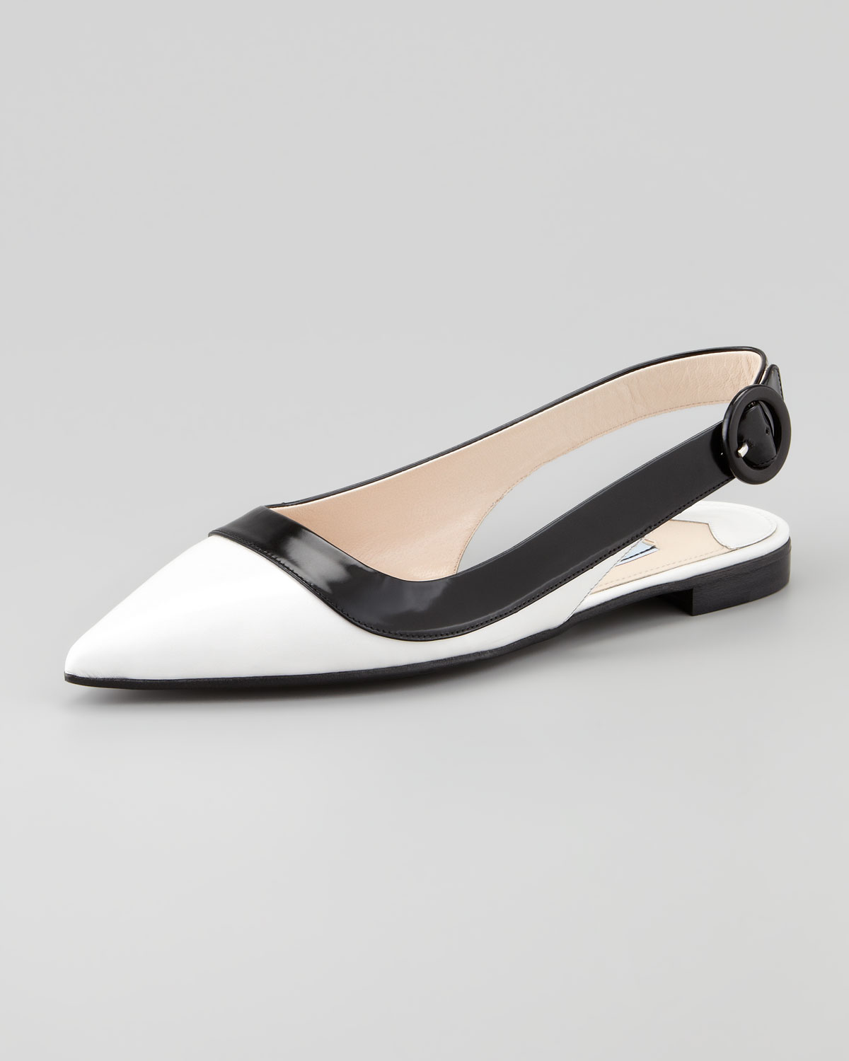 prada pointy toe flat