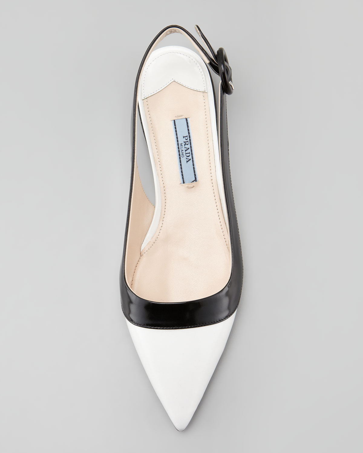 prada pointed flats