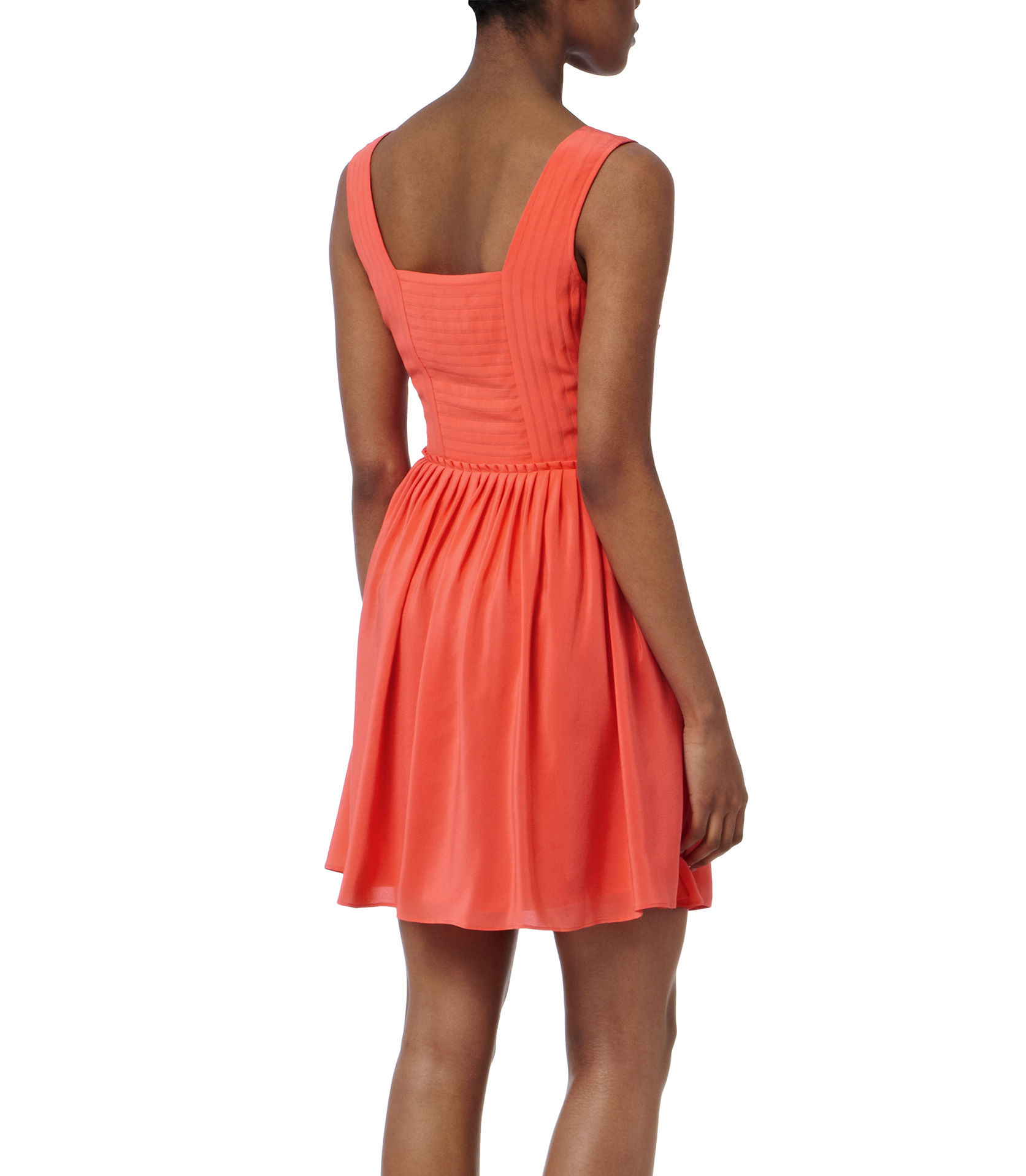 reiss burnt orange dress