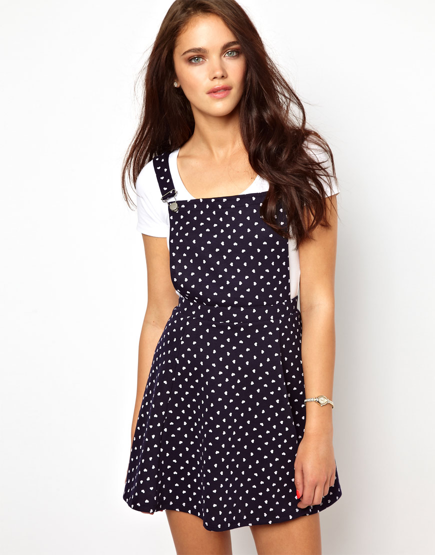 river island pinny dress