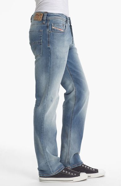 Diesel Larkee Relaxed Straight Leg Jeans in Blue for Men (0811e) | Lyst