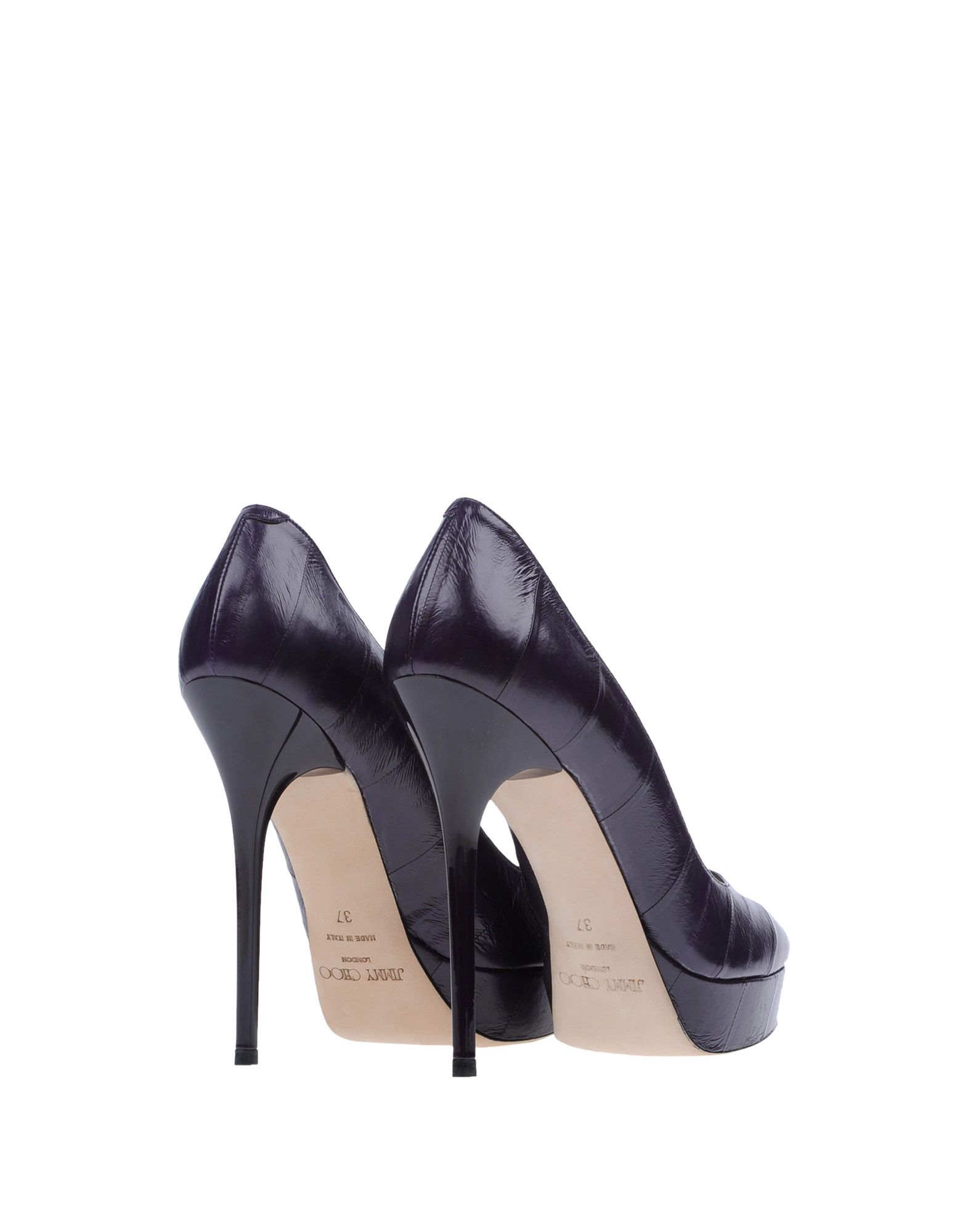 Jimmy Choo Platform Pumps in Dark Purple (Purple) Lyst