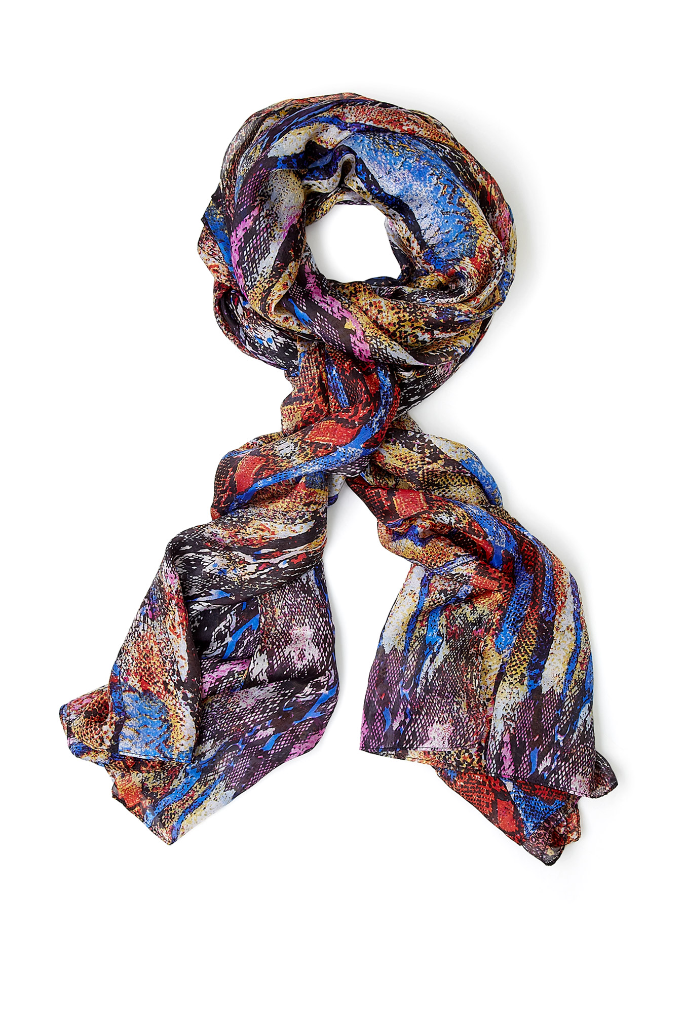 Lily And Lionel Exclusive Ohara Silk Scarf in Orange | Lyst