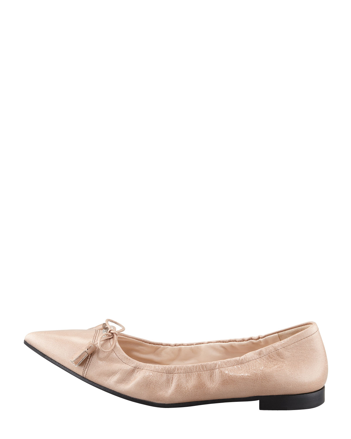 prada pointed flats