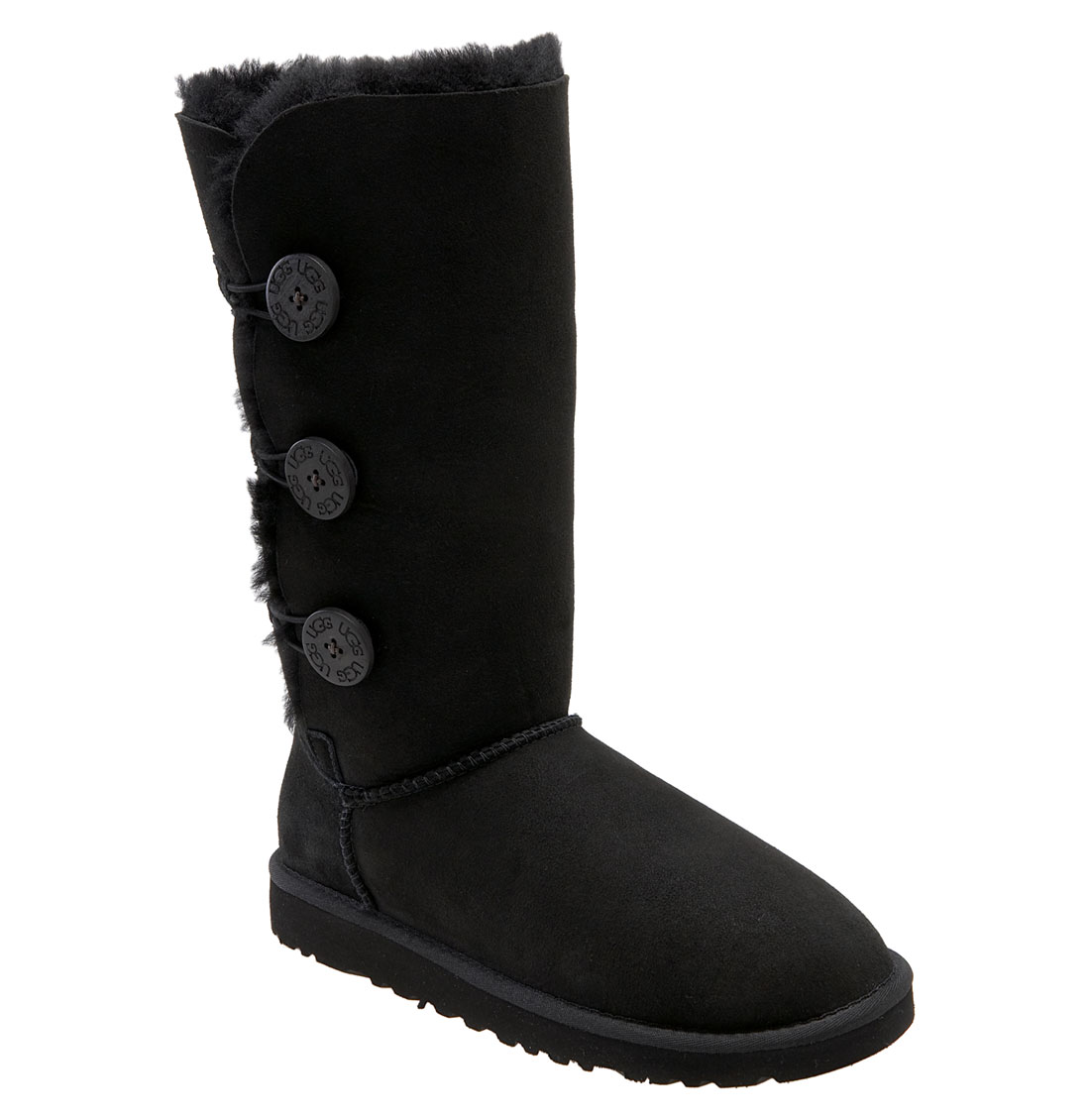 Ugg Bailey Knit-bow Tall Boot in Black | Lyst