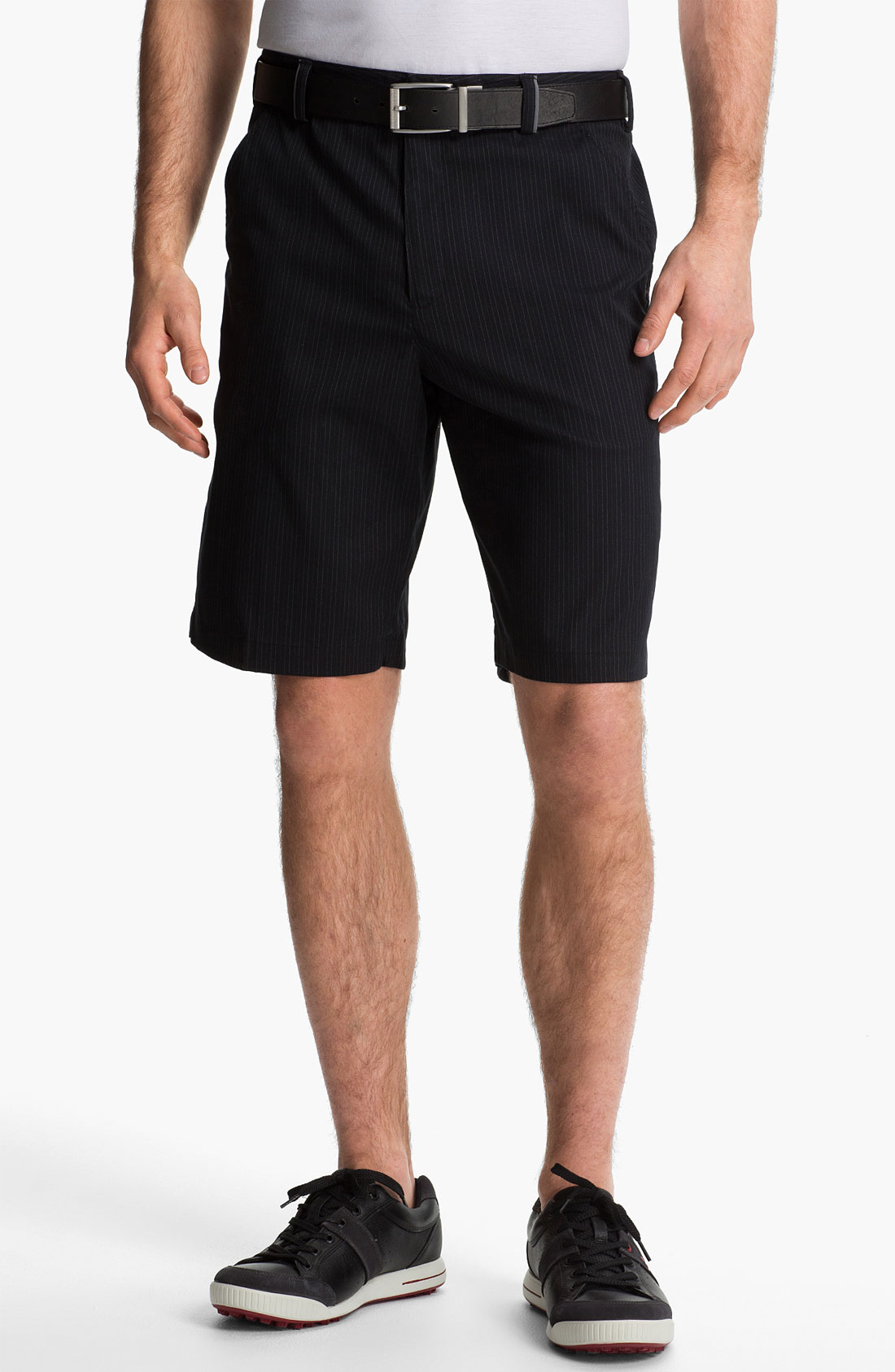 Under Armour Forged Stripe Golf Shorts in Black for Men | Lyst