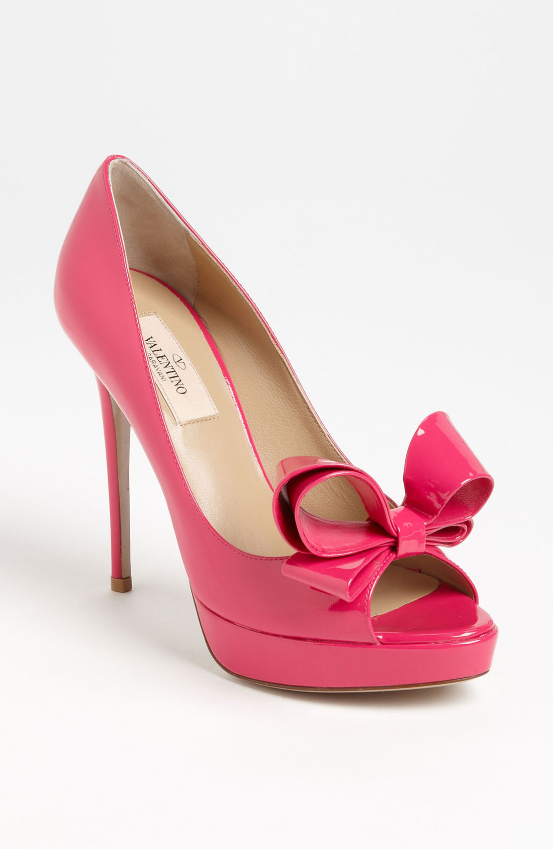 Valentino Couture Bow Platform Pump in Pink (fuchsia) | Lyst