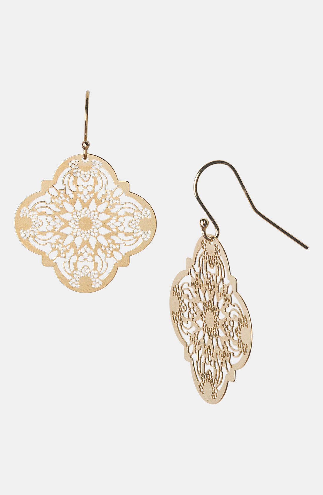 Argento Vivo 'Mini' Drop Earrings in Gold