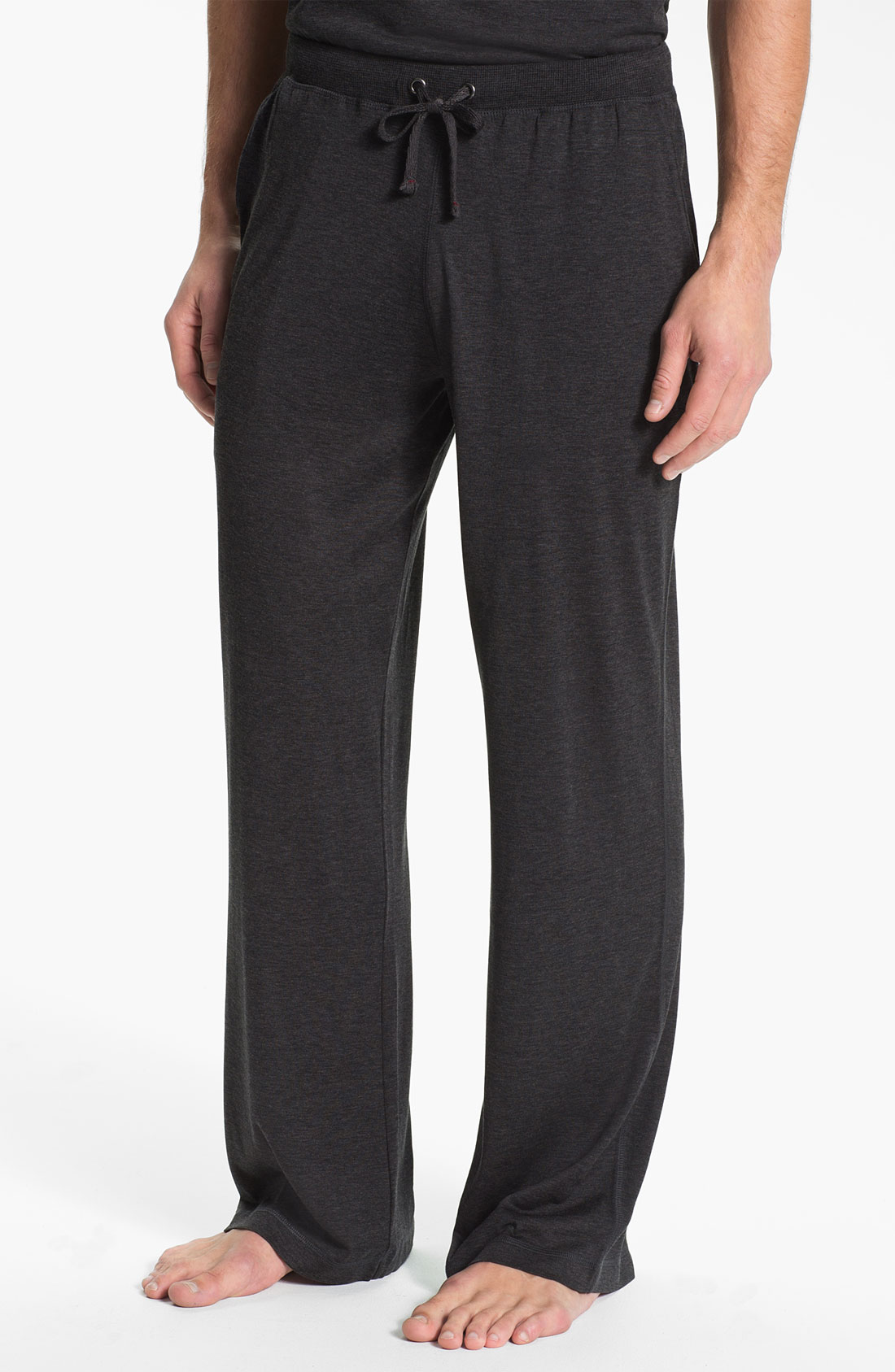 Daniel Buchler Silk Blend Lounge Pants in Gray for Men (charcoal) | Lyst