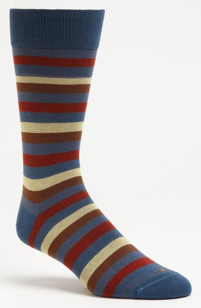 Hook + Albert Stripe Socks in Multicolor for Men (long underwear) | Lyst