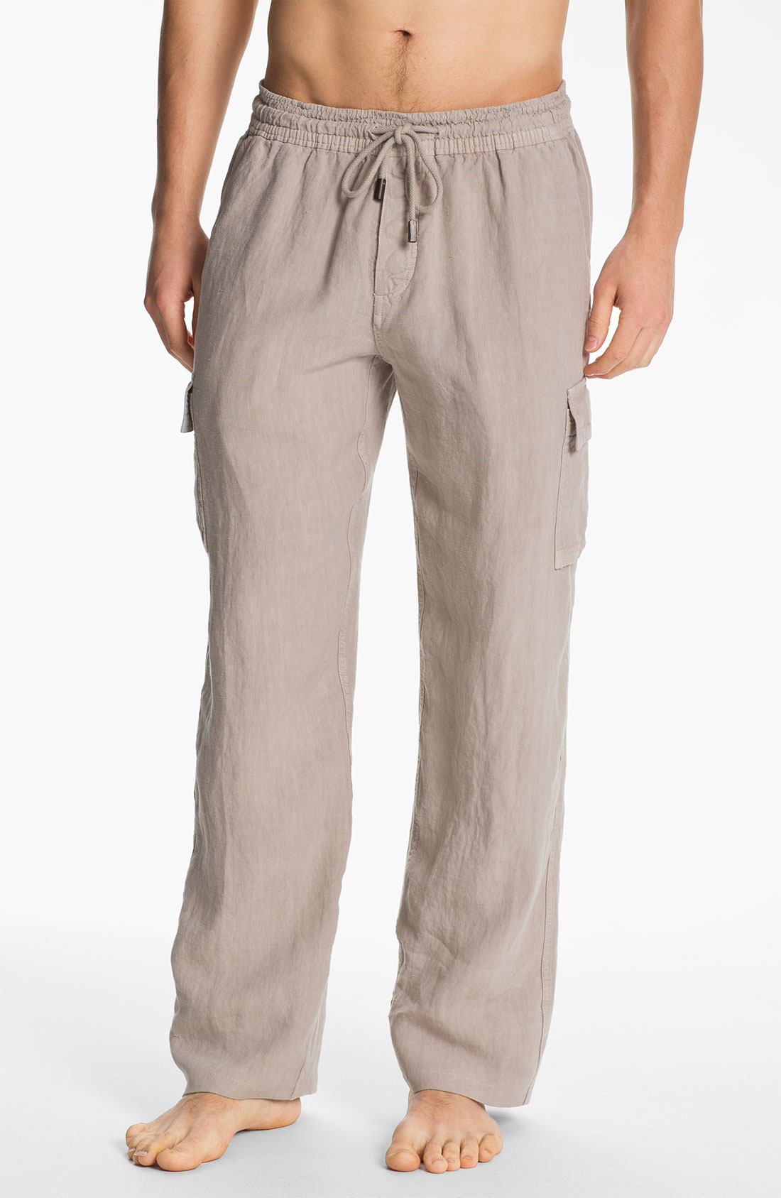 Vilebrequin Ponant Linen Cargo Pants in Beige for Men (tan) | Lyst