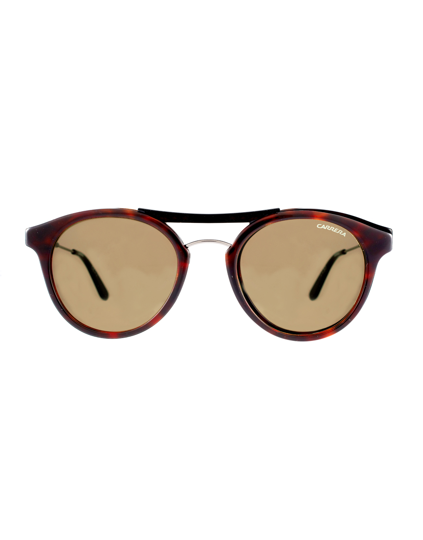 Carrera Vintage Round Sunglasses in Tortoise (Brown) for Men - Lyst