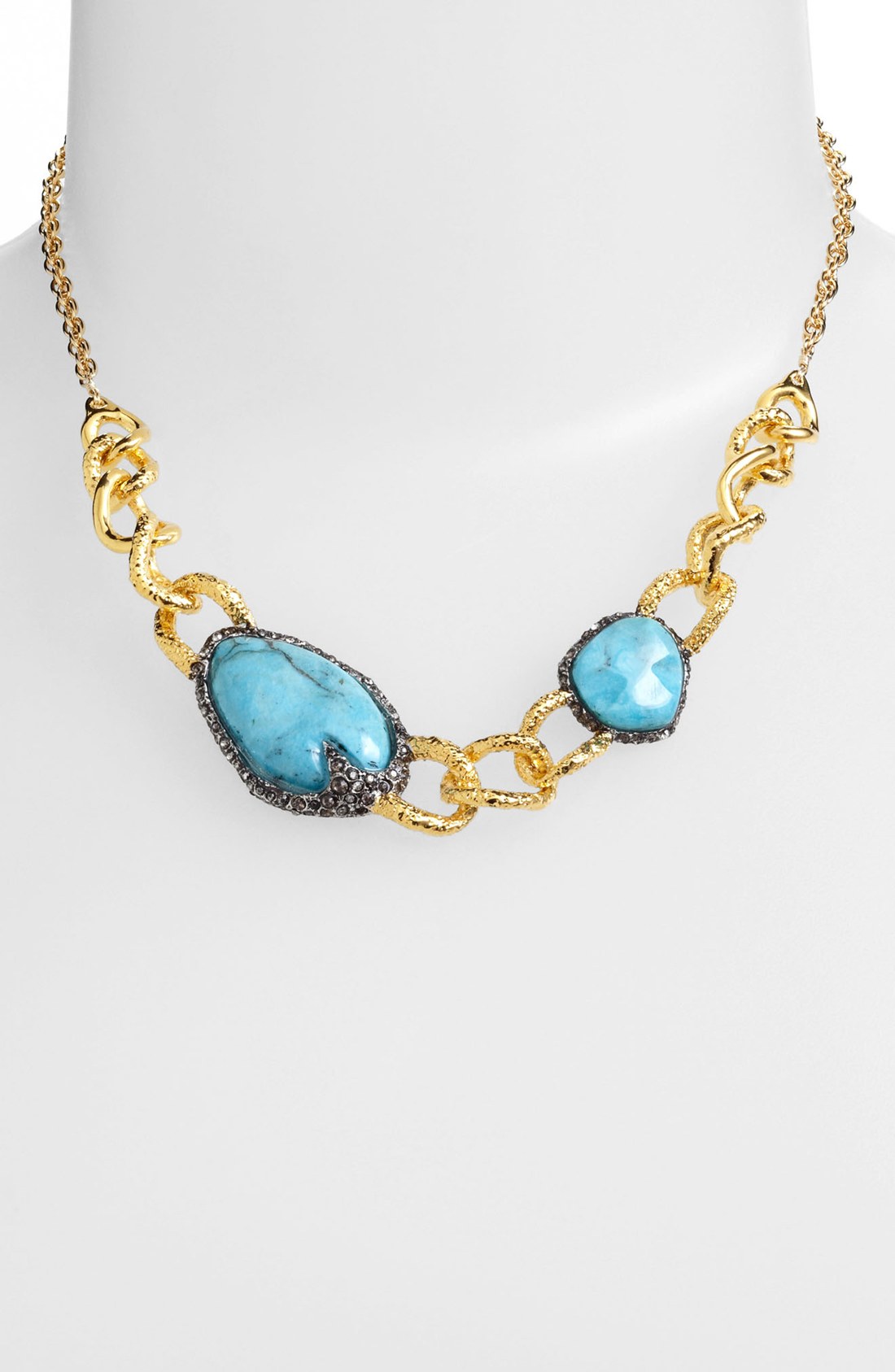 Alexis Bittar Elements Cordova Link Frontal Necklace in Gold (gold ...