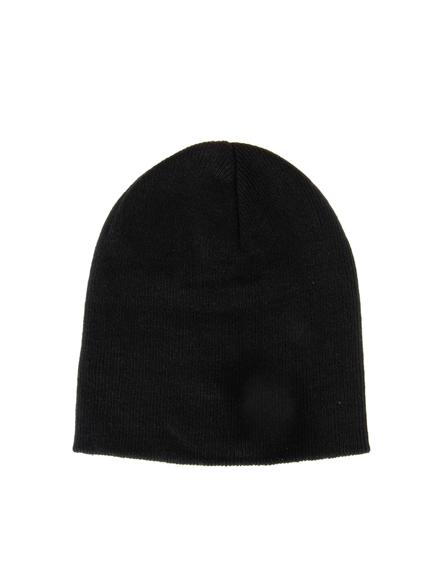 Cotton black beanie Clearance