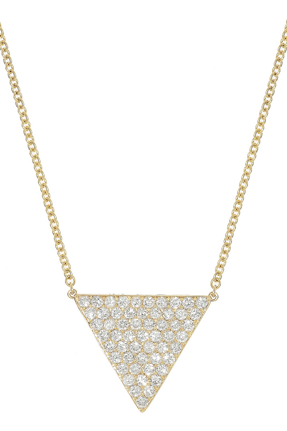 Anita Ko Triangle 18karat Gold Diamond Necklace in Metallic - Lyst