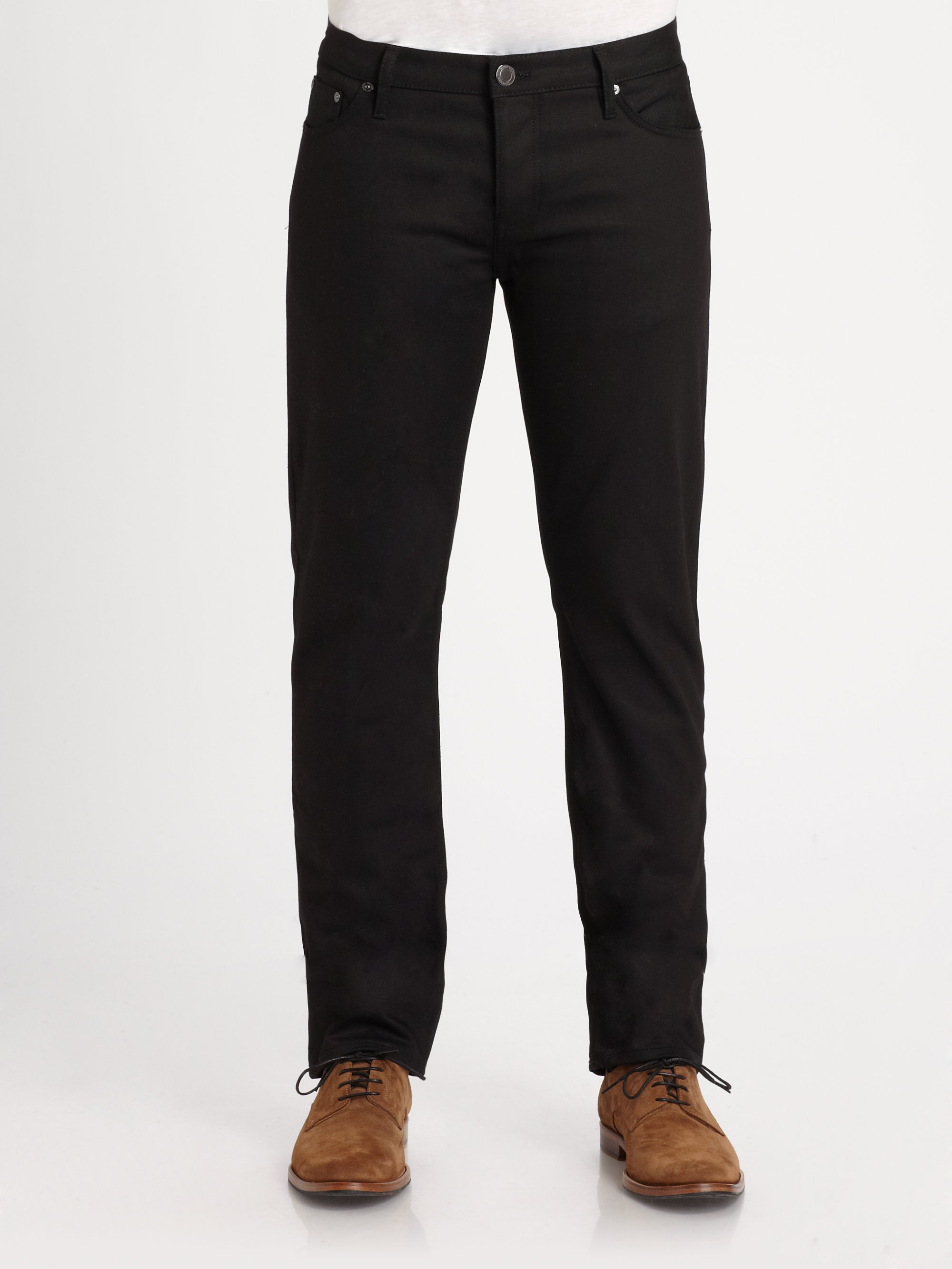 Lyst - Burberry Steadman Five-pocket Jeans in Black for Men